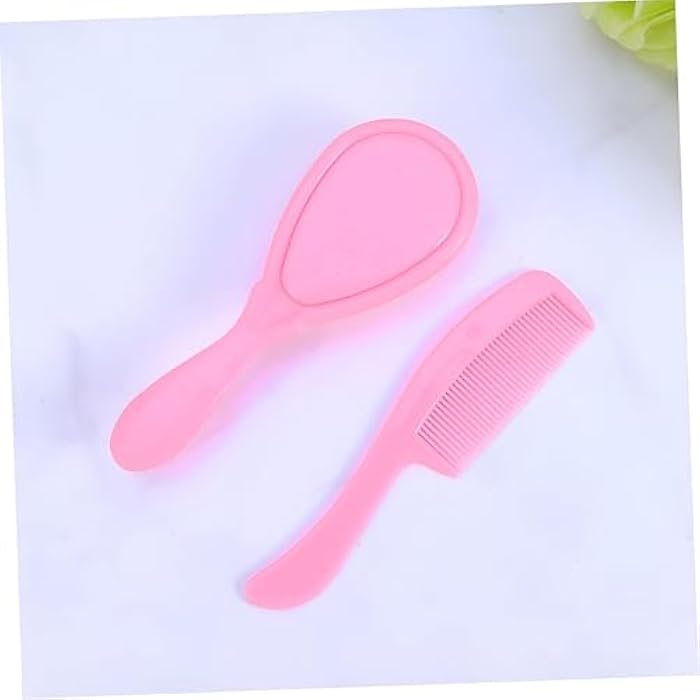 Baby Hairbrush Combo - Includes a Soft Brush and Scalp-Friendly Comb Made from Polypropylene, Perfect for Gentle Grooming of Delicate Children's Hair - Image 3